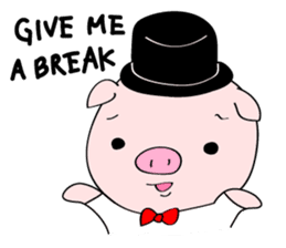 Mr. and Ms. Piggy - English ver. sticker #6853092