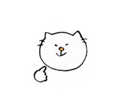 Cat of the part-time job. sticker #6853580