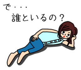 UZAI woman 3 sticker #6854264