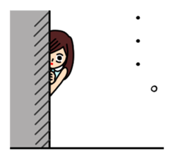 UZAI woman 3 sticker #6854276