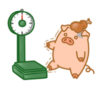 carnivorous pig appeared! sticker #6854627