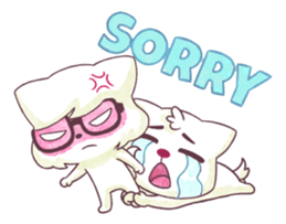 Cute Couple Pe & Paw sticker #6854645