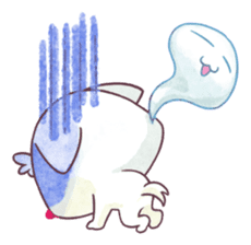 Cute Couple Pe & Paw sticker #6854657