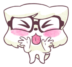 Cute Couple Pe & Paw sticker #6854661