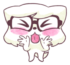 Cute Couple Pe & Paw sticker #6854661