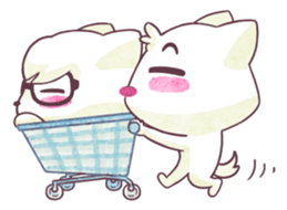 Cute Couple Pe & Paw sticker #6854665