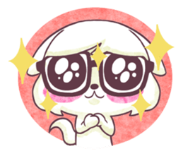 Cute Couple Pe & Paw sticker #6854671