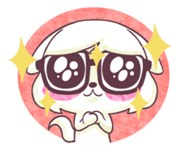 Cute Couple Pe & Paw sticker #6854671