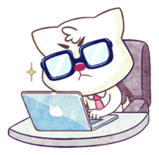 Cute Couple Pe & Paw sticker #6854672