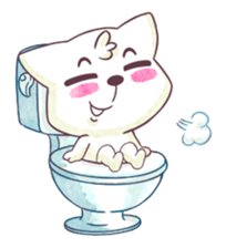 Cute Couple Pe & Paw sticker #6854678