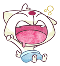 Cute Couple Pe & Paw sticker #6854679