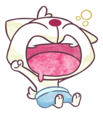 Cute Couple Pe & Paw sticker #6854679