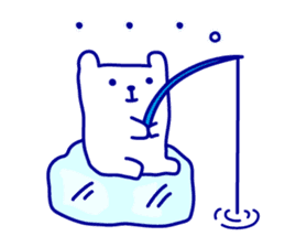 Polar Bear in Okinawa sticker #6854742