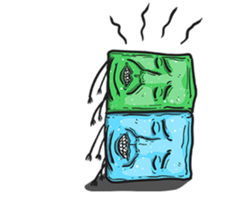 Life Of The Blocky. sticker #6854782