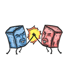 Life Of The Blocky. sticker #6854790