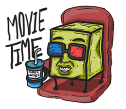 Life Of The Blocky. sticker #6854796