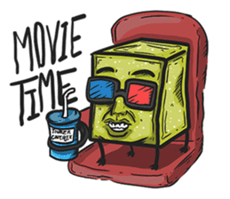 Life Of The Blocky. sticker #6854796