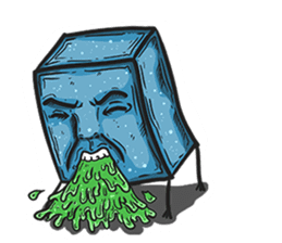 Life Of The Blocky. sticker #6854797