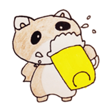 painful rice ball feature sticker #6855268