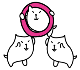 White Capybara Sticker2 so cool sticker #6855361