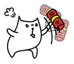 White Capybara Sticker2 so cool sticker #6855365