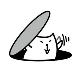 White Capybara Sticker2 so cool sticker #6855397