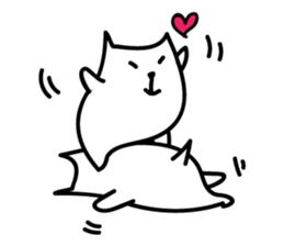 White Capybara Sticker2 so cool sticker #6855398