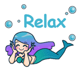 Midsummer mermaid princess (English) sticker #6855640
