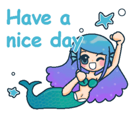 Midsummer mermaid princess (English) sticker #6855641