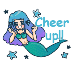 Midsummer mermaid princess (English) sticker #6855643