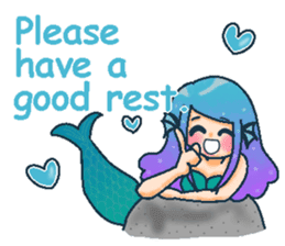 Midsummer mermaid princess (English) sticker #6855646