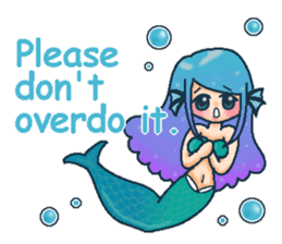 Midsummer mermaid princess (English) sticker #6855647