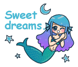 Midsummer mermaid princess (English) sticker #6855649