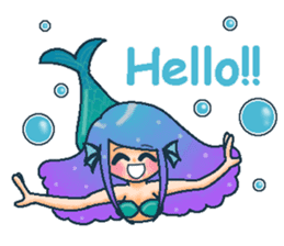 Midsummer mermaid princess (English) sticker #6855652