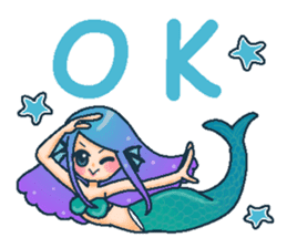 Midsummer mermaid princess (English) sticker #6855654
