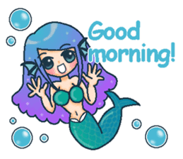 Midsummer mermaid princess (English) sticker #6855656