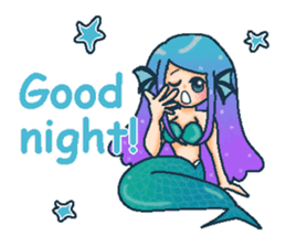 Midsummer mermaid princess (English) sticker #6855657
