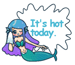 Midsummer mermaid princess (English) sticker #6855660