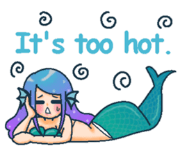 Midsummer mermaid princess (English) sticker #6855661