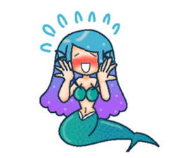 Midsummer mermaid princess (English) sticker #6855665