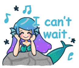Midsummer mermaid princess (English) sticker #6855670