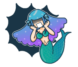 Midsummer mermaid princess (English) sticker #6855678