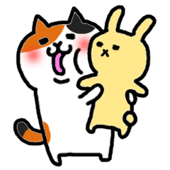kawaii! Cute cat's sticker English ver.