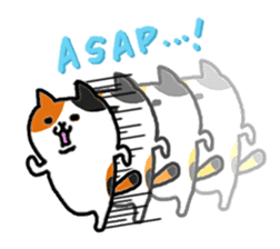 kawaii! Cute cat's sticker English ver. sticker #6856091