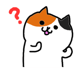 kawaii! Cute cat's sticker English ver. sticker #6856094