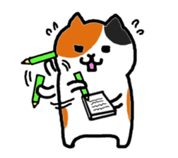 kawaii! Cute cat's sticker English ver. sticker #6856095