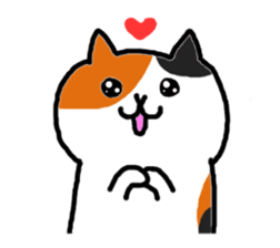 kawaii! Cute cat's sticker English ver. sticker #6856097
