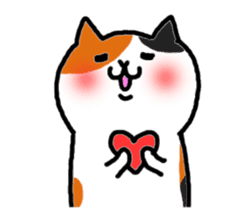 kawaii! Cute cat's sticker English ver. sticker #6856098
