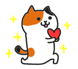kawaii! Cute cat's sticker English ver. sticker #6856099