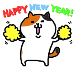 kawaii! Cute cat's sticker English ver. sticker #6856119